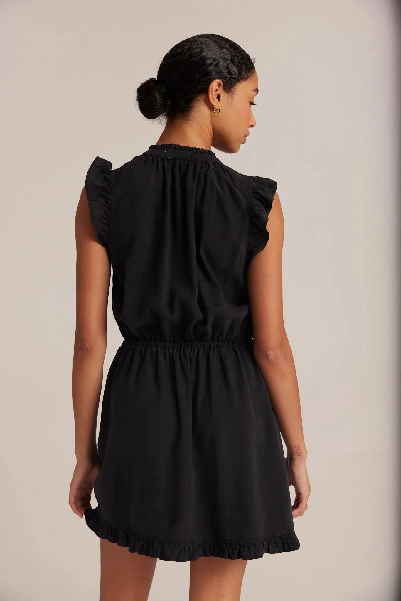 Bella Dahl Ruffle Sleeve Mini Dress