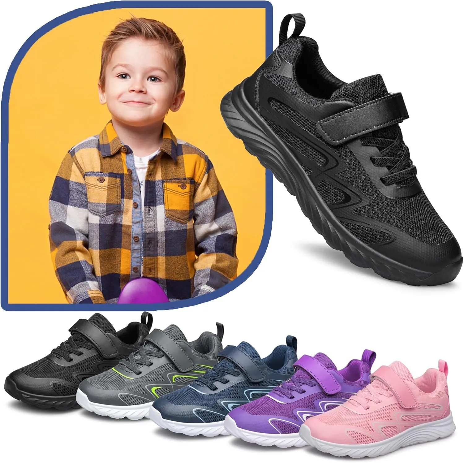 Boys Girls Shoes Kids Sneakers Athletic Running School Shoes for Toddler/Little Kid/Big Kid