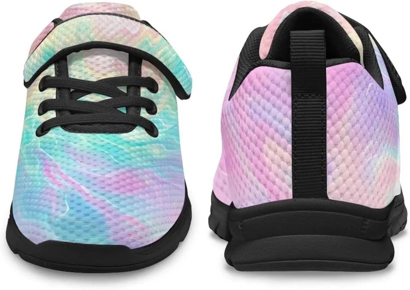 Boys'Skateboarding Shoes,Non-Slip Flat Tennis Shoes Children's Lightweight Strap Sneakers for Travel Jogging