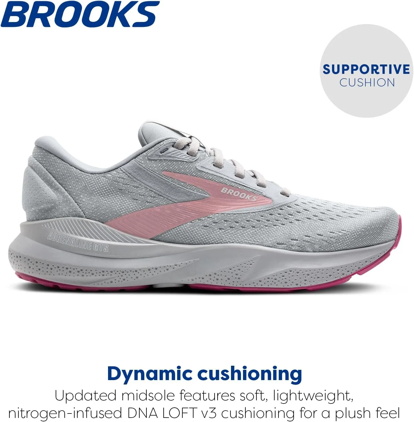 Brooks Womens Adrenaline GTS 24 Supportive Running Shoe
