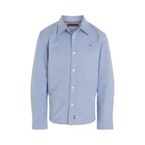 Camicia Bambino Celeste in cotone