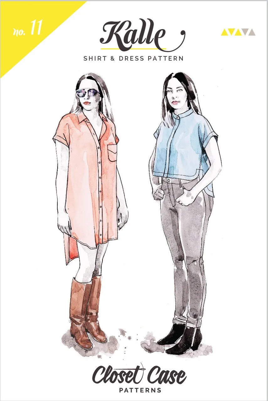 CLOSET CORE • Kalle Shirt & Shirtdress Sewing Pattern