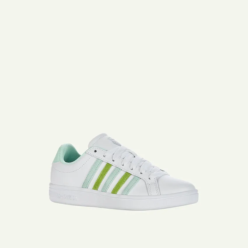 Court Tiebreak Women's Shoes - White/Honeydew/Bright Chartreuse