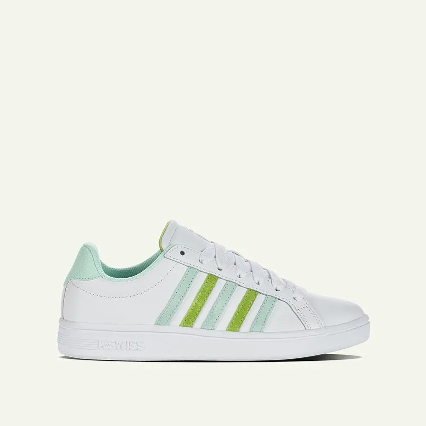 Court Tiebreak Women's Shoes - White/Honeydew/Bright Chartreuse
