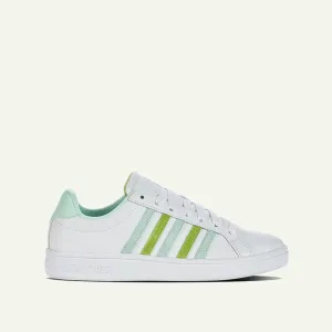 Court Tiebreak Women's Shoes - White/Honeydew/Bright Chartreuse