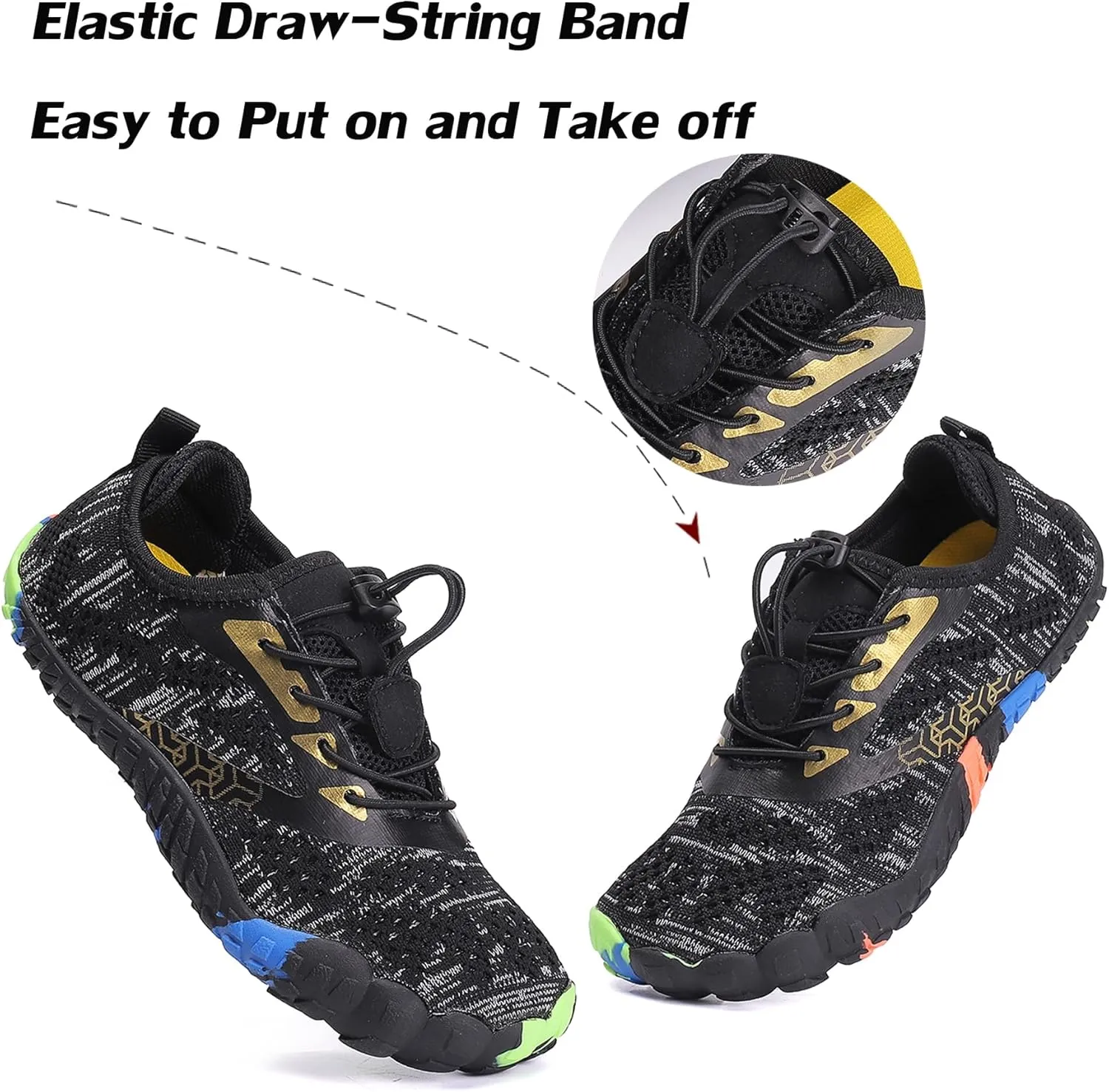 DimaiGlobal Kids Barefoot Shoes Boys Trail Running Shoes Girls Running Shoes Sneakers Athletic Tennis Shoes Toddler Little Kid Big Kid