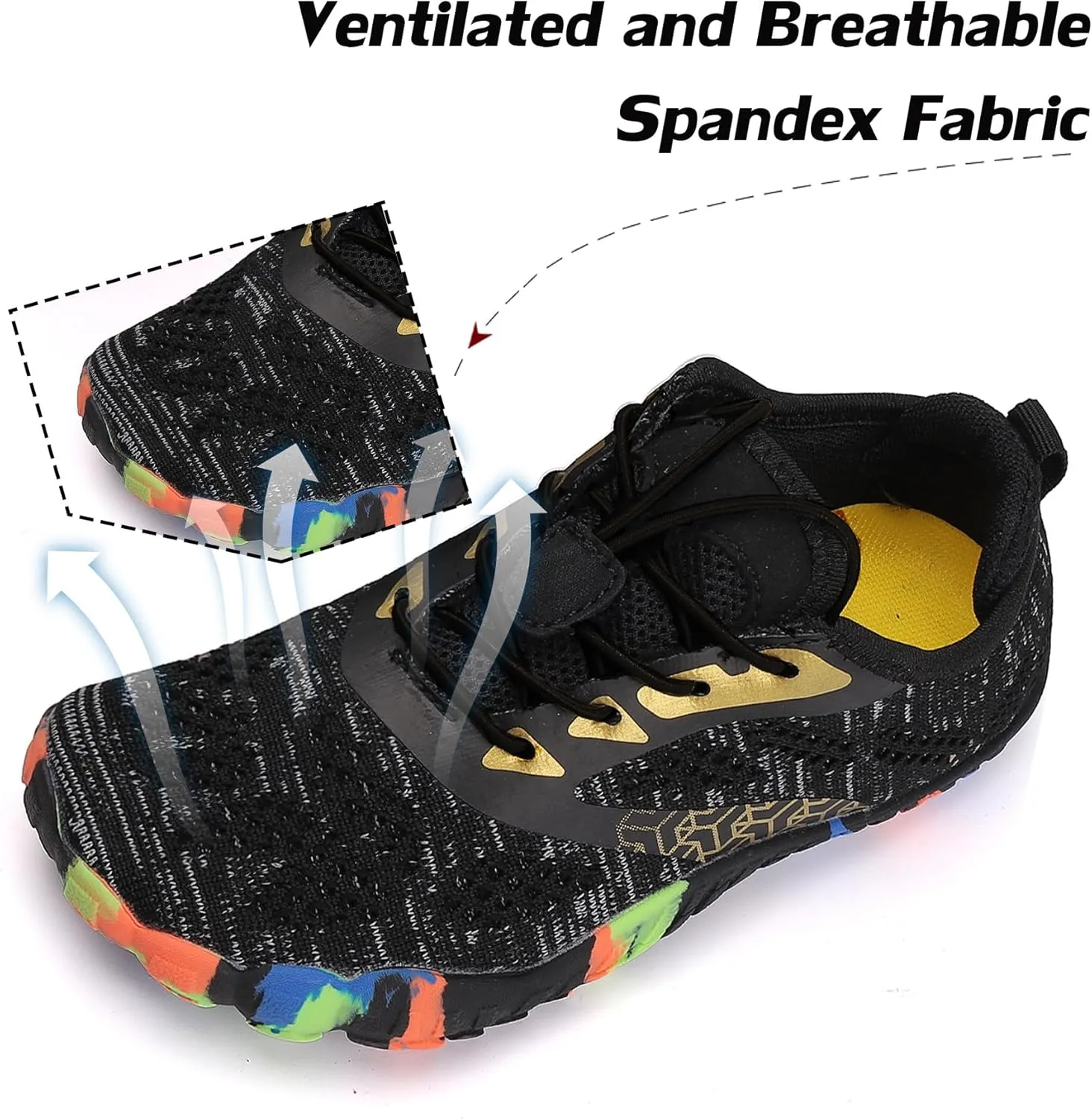 DimaiGlobal Kids Barefoot Shoes Boys Trail Running Shoes Girls Running Shoes Sneakers Athletic Tennis Shoes Toddler Little Kid Big Kid