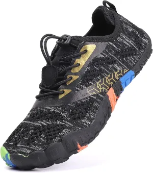 DimaiGlobal Kids Barefoot Shoes Boys Trail Running Shoes Girls Running Shoes Sneakers Athletic Tennis Shoes Toddler Little Kid Big Kid
