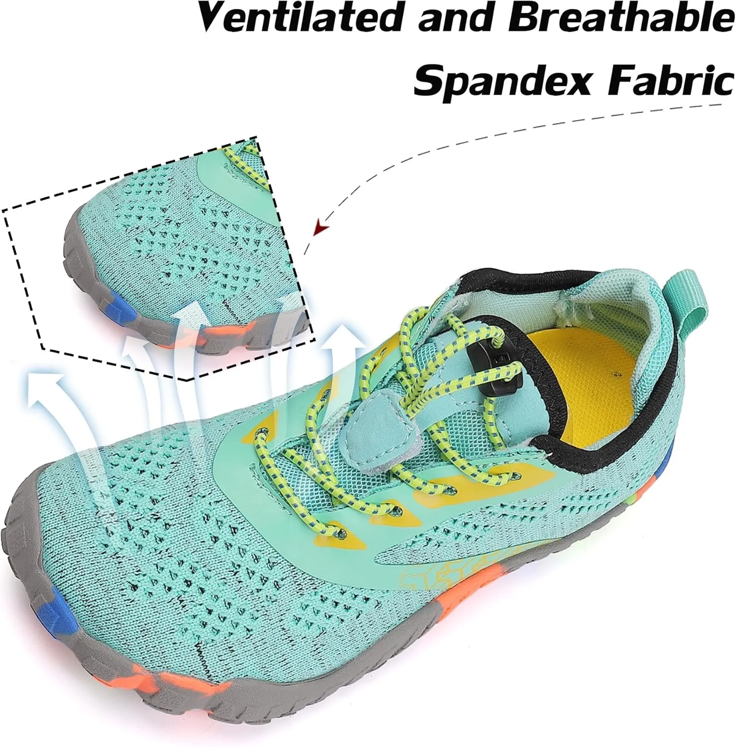 DimaiGlobal Kids Barefoot Shoes Boys Trail Running Shoes Girls Running Shoes Sneakers Athletic Tennis Shoes Toddler Little Kid Big Kid