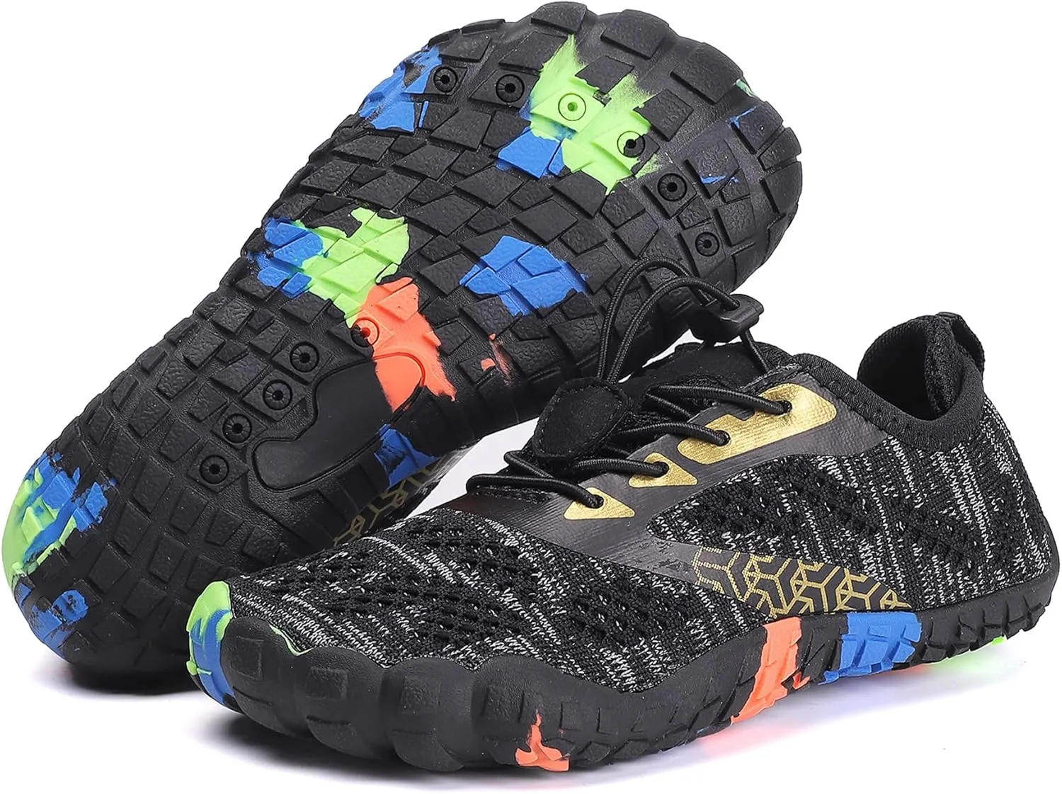 DimaiGlobal Kids Barefoot Shoes Boys Trail Running Shoes Girls Running Shoes Sneakers Athletic Tennis Shoes Toddler Little Kid Big Kid