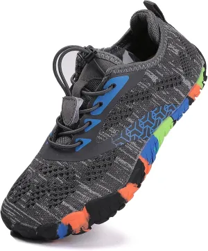 DimaiGlobal Kids Barefoot Shoes Boys Trail Running Shoes Girls Running Shoes Sneakers Athletic Tennis Shoes Toddler Little Kid Big Kid
