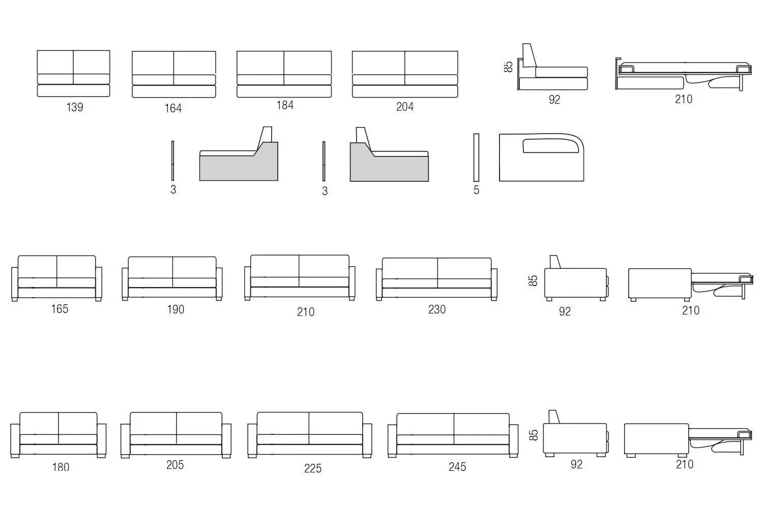 Duke Sofa bed