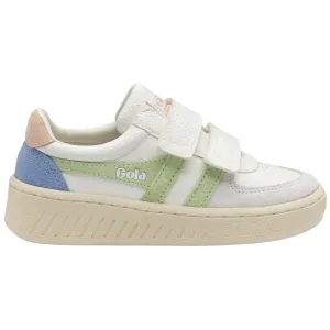 Grandslam Trident Sneaker (White   Patina Green   Pearl Pink)