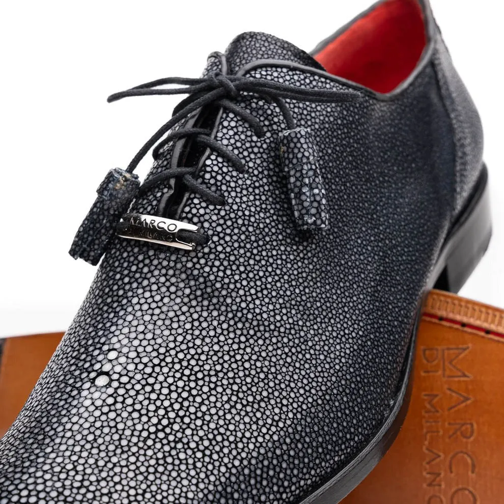 Marco Di Milano Pannuci Men's Shoes Exotic Stingray Classic Dress Oxfords (MDM1087)
