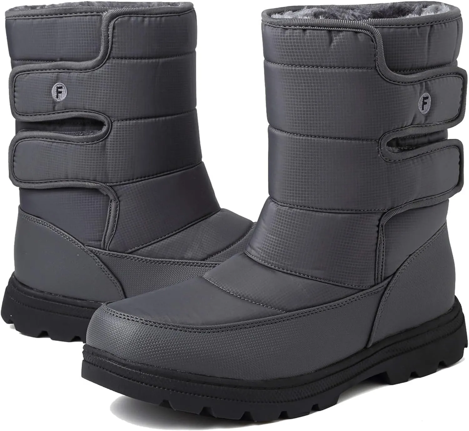 Mens Snow Boots Womens Winter Boots Waterproof Fur Lined Warm Lightweight Ankle Boots High Top Slip On Anti-Slip Casual Outdoor Shoes Booties