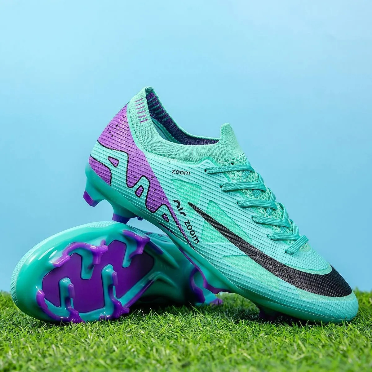 Men's Soccer Cleats Shoes Football Cleats Shoes Training Athletic Women Professional Sneaker Outdoor for AG/FG