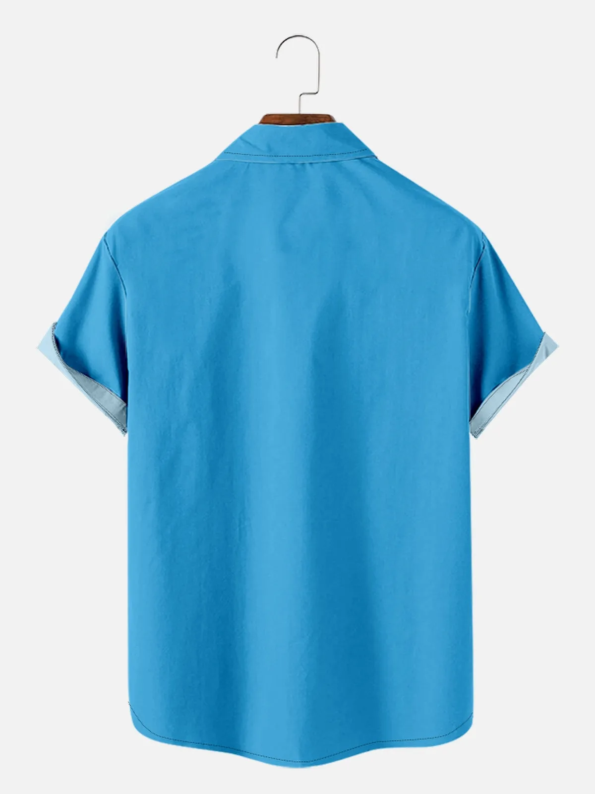 Men's Vintage Blue Chevrolet Short Sleeve Shirt