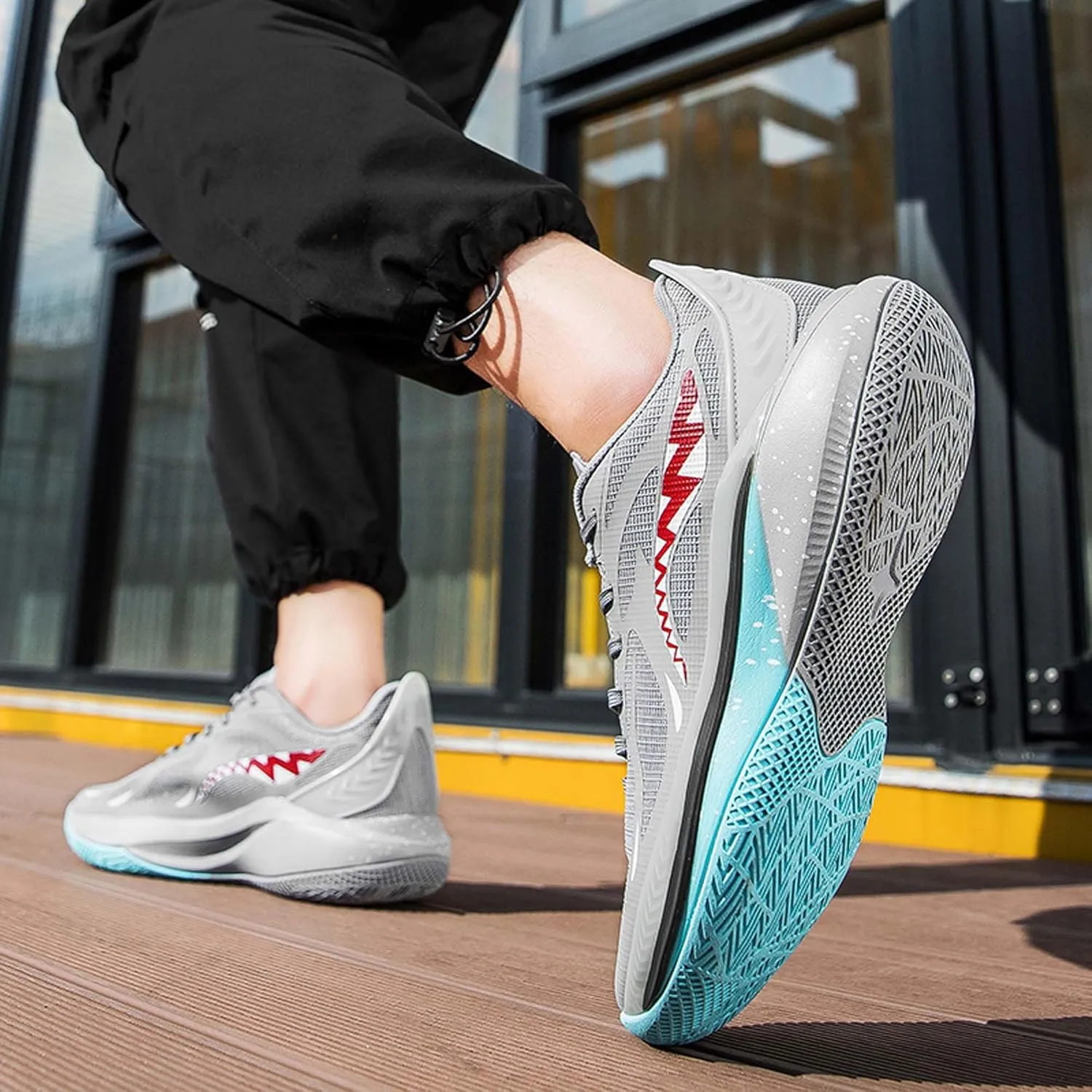 Men's Women's Basketball Shoes Lightweight Fashion Non-Slip Breathable Sneaker