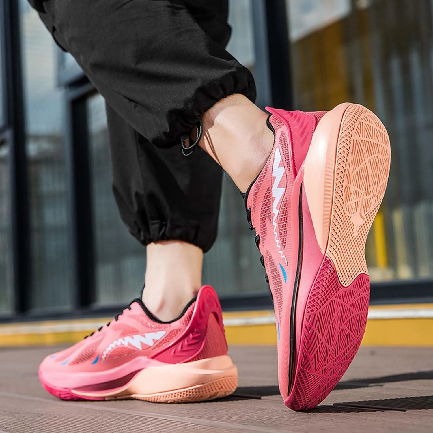 Men's Women's Basketball Shoes Lightweight Fashion Non-Slip Breathable Sneaker