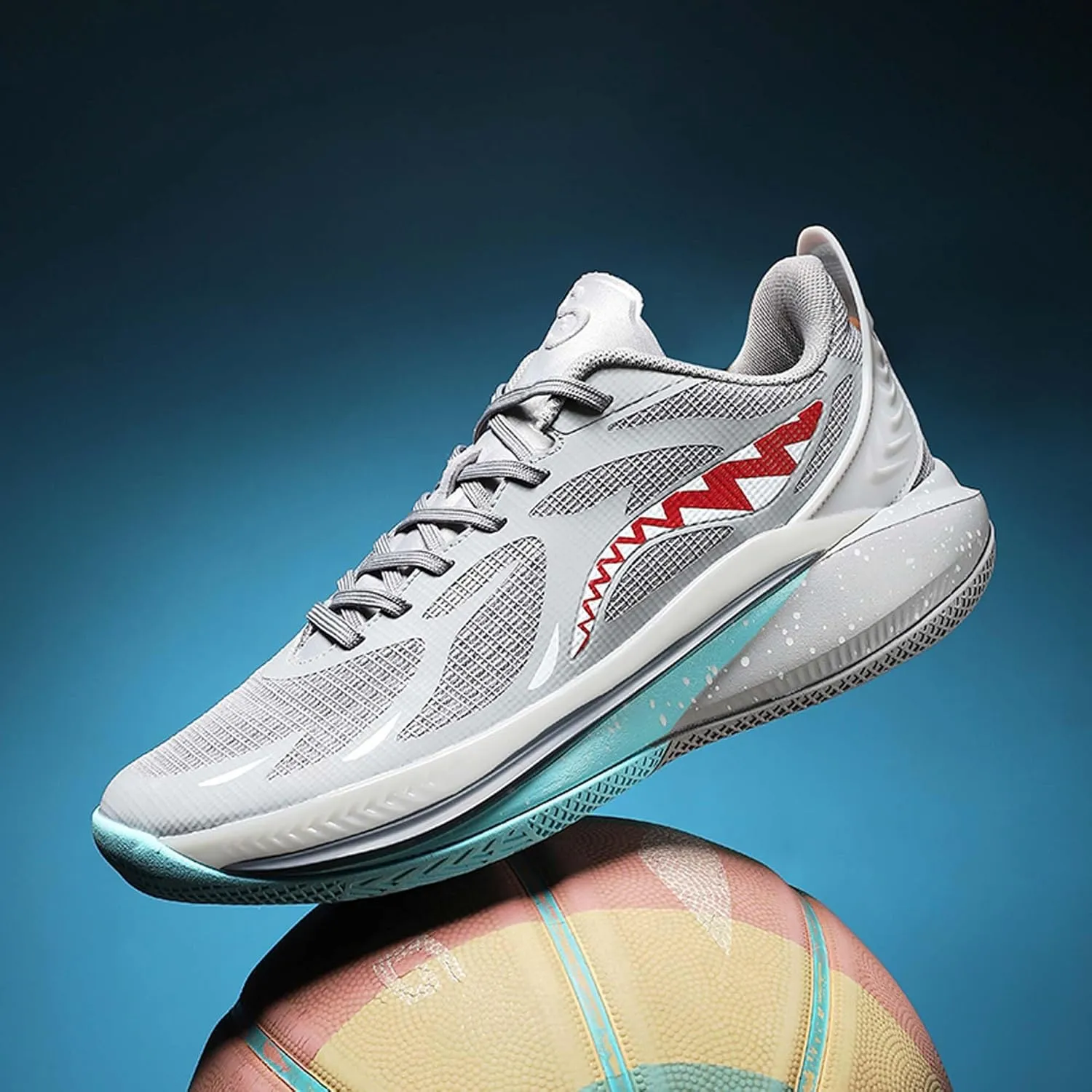 Men's Women's Basketball Shoes Lightweight Fashion Non-Slip Breathable Sneaker
