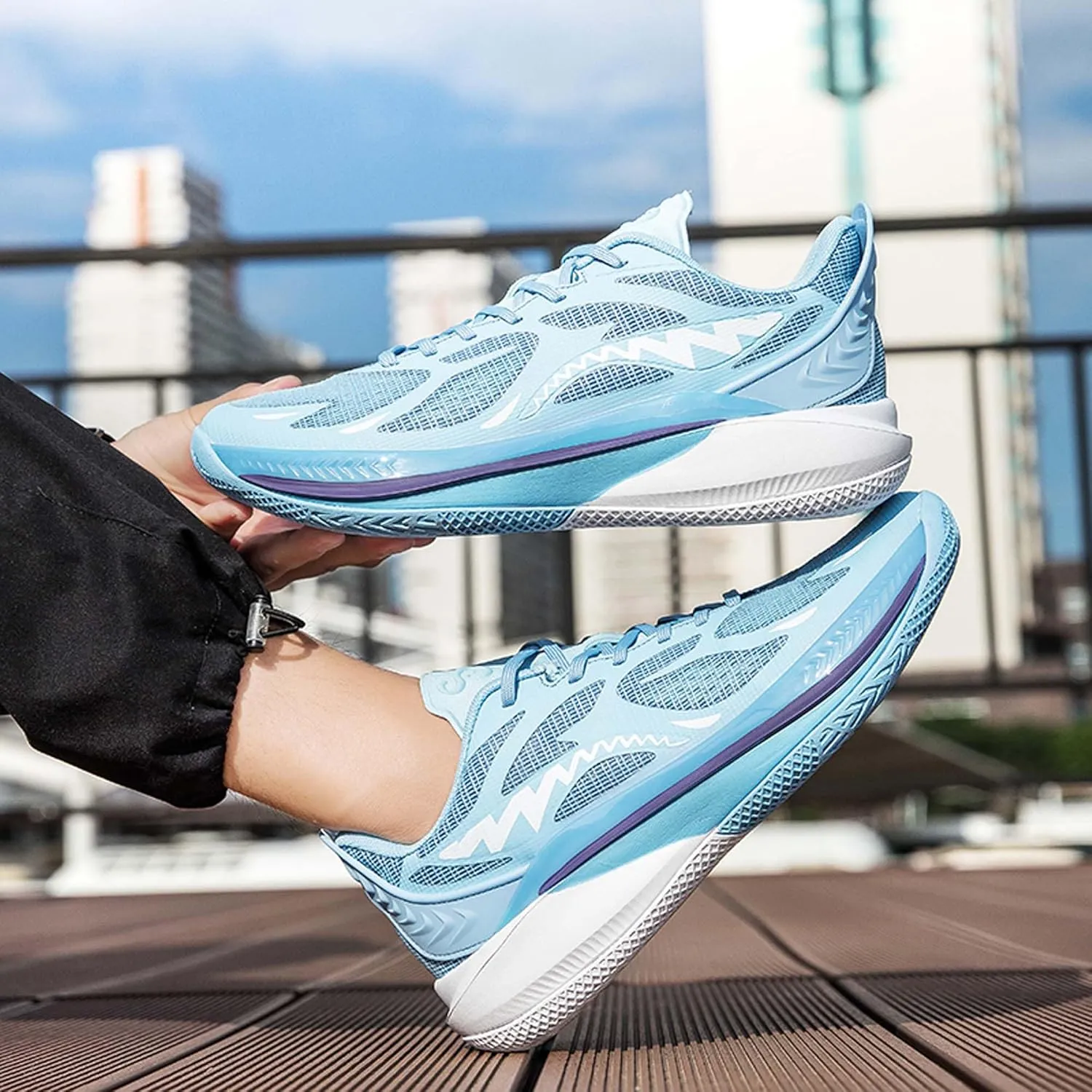 Men's Women's Basketball Shoes Lightweight Fashion Non-Slip Breathable Sneaker
