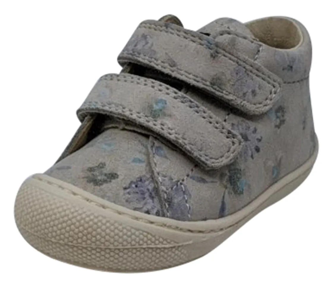 Naturino Girl's Cocoon Vl Vel.Fleurs Sneakers, Grigio