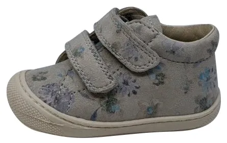 Naturino Girl's Cocoon Vl Vel.Fleurs Sneakers, Grigio
