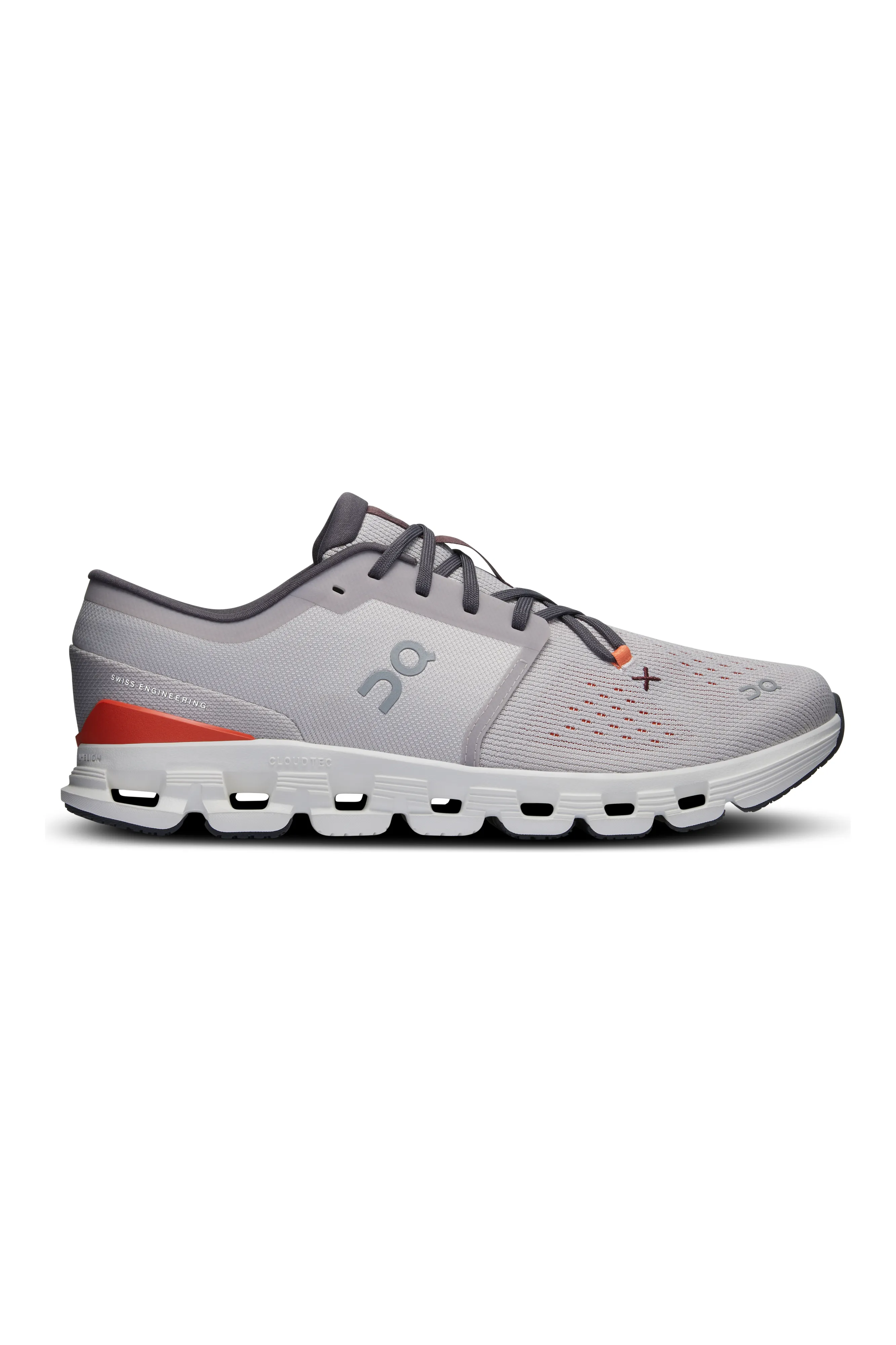 On Running Cloud X 4 Women's Performance Sneakers 3WE30072905 | Silver/Flame
