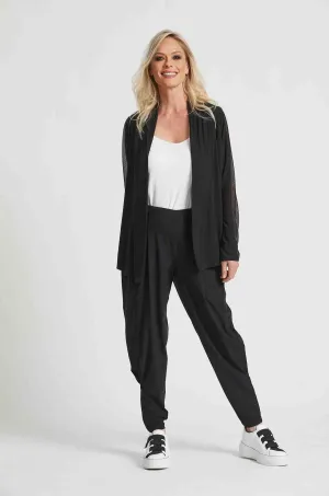 Paula Ryan - Ankle Pleat Pant in Micro Jersey