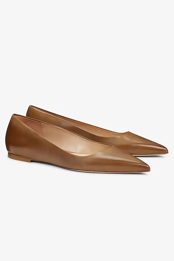 Rowan Flat - Kidskin :: Cognac