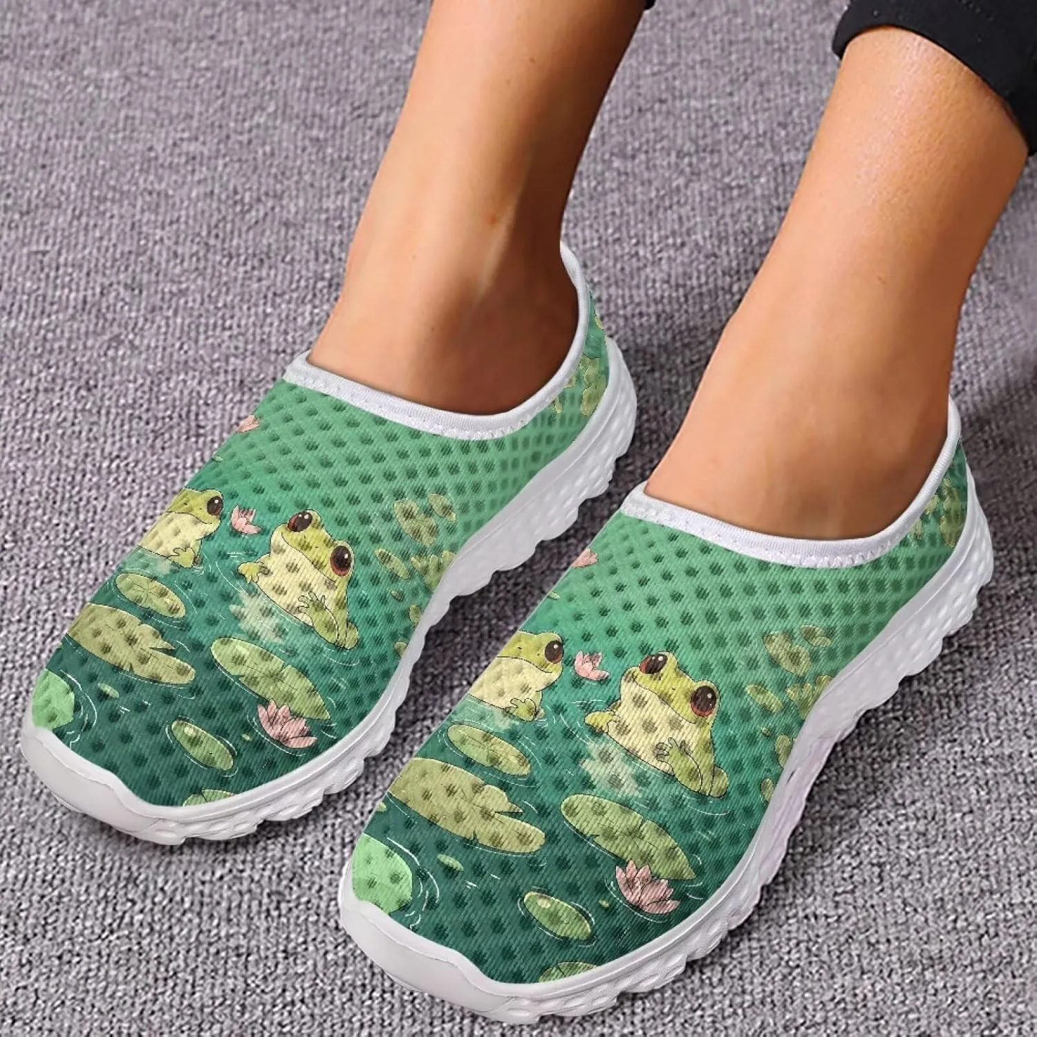 Running Shoes Lightweight Non Slip Gym Workout Tennis Shoe Breathable Mesh Walking Sneakers