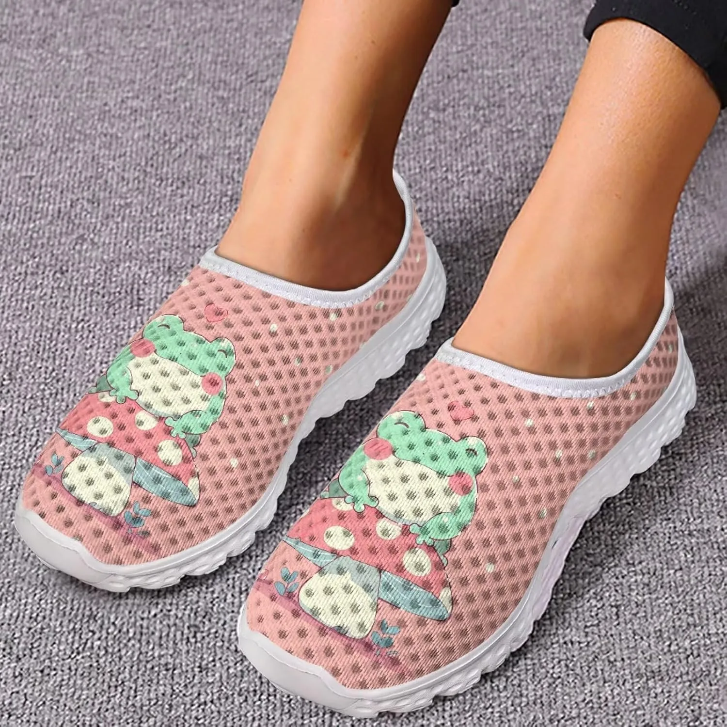 Running Shoes Lightweight Non Slip Gym Workout Tennis Shoe Breathable Mesh Walking Sneakers