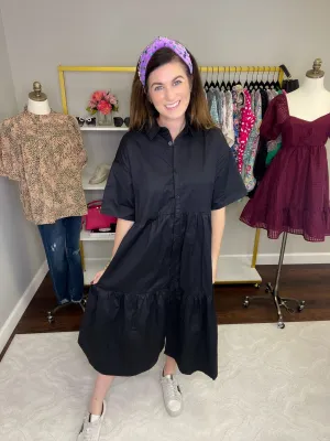 SALE! Maeve Shirt Midi Dress