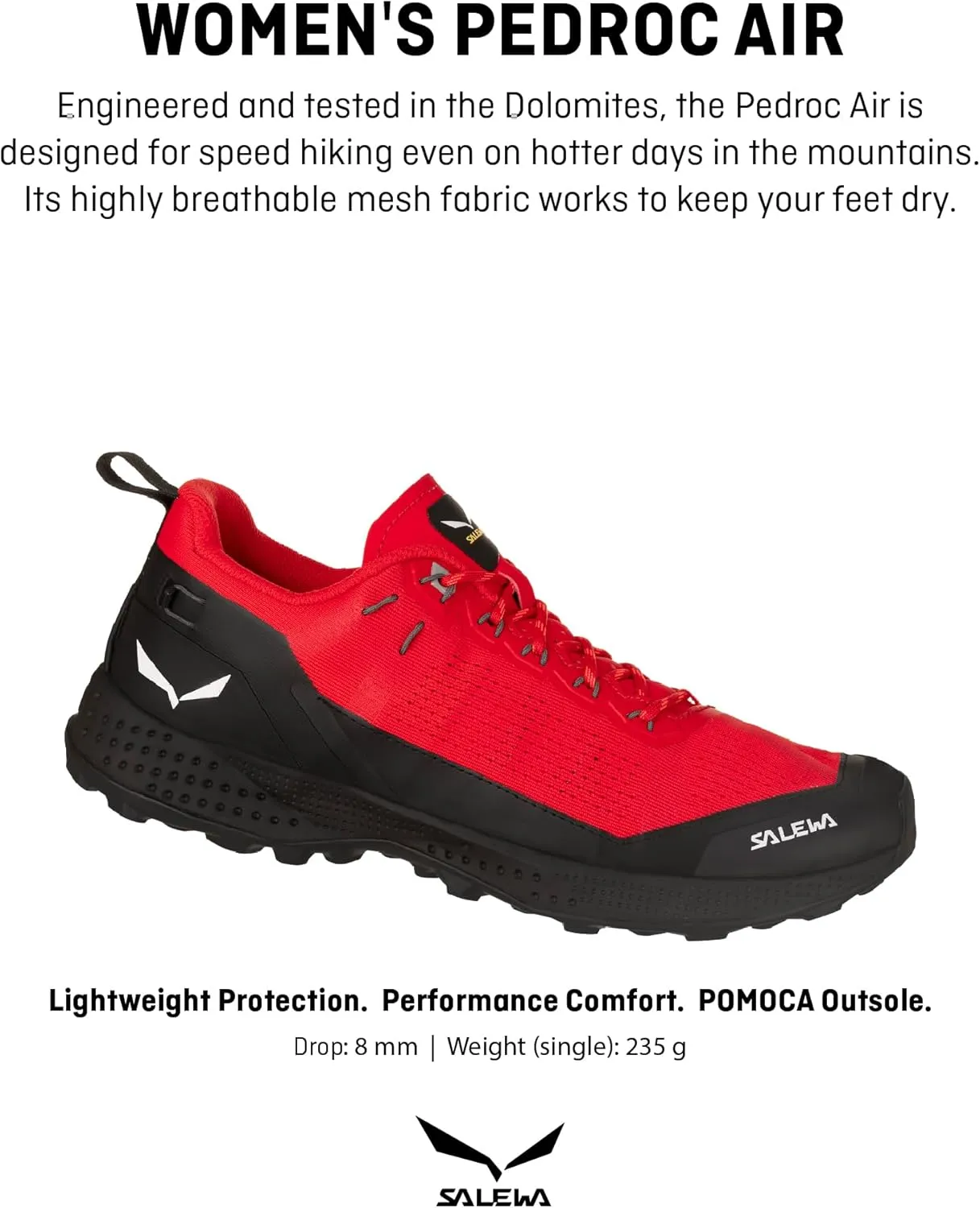 Salewa Women's Pedroc Air Lightweight Breathable Trekking & Hiking Shoe
