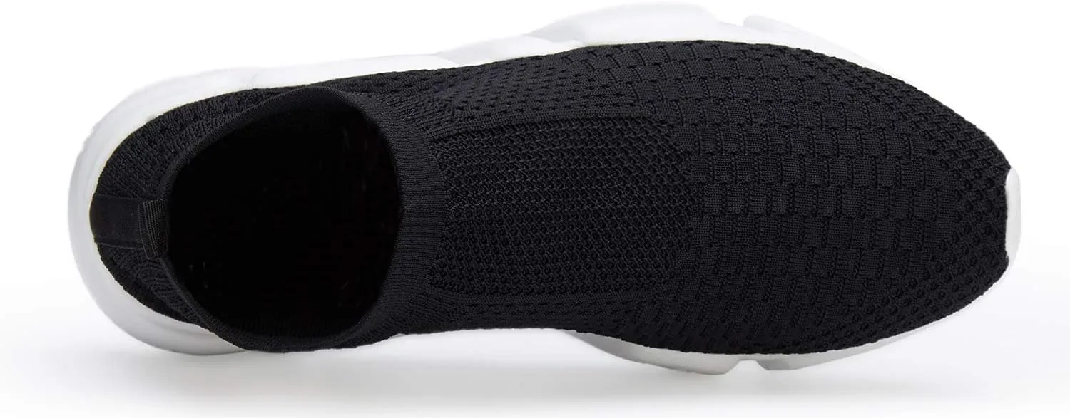 Santiro Women Slip on Sneakers Lightweight Knit Walking Casual Running Athletic Shoes