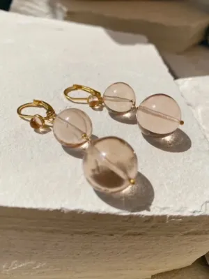 Shyla Pernille Earrings in Smoke