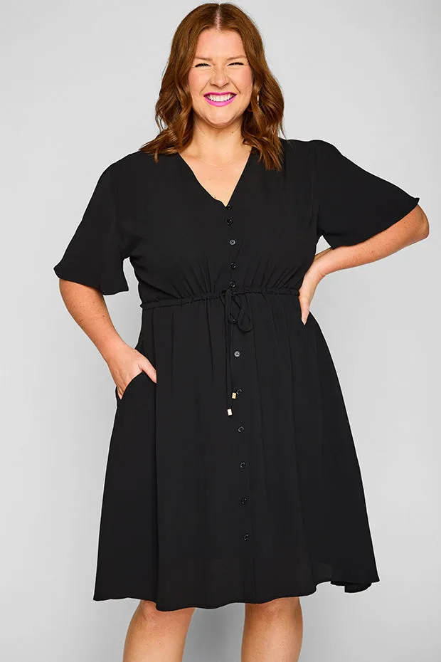 Siena Black Dress