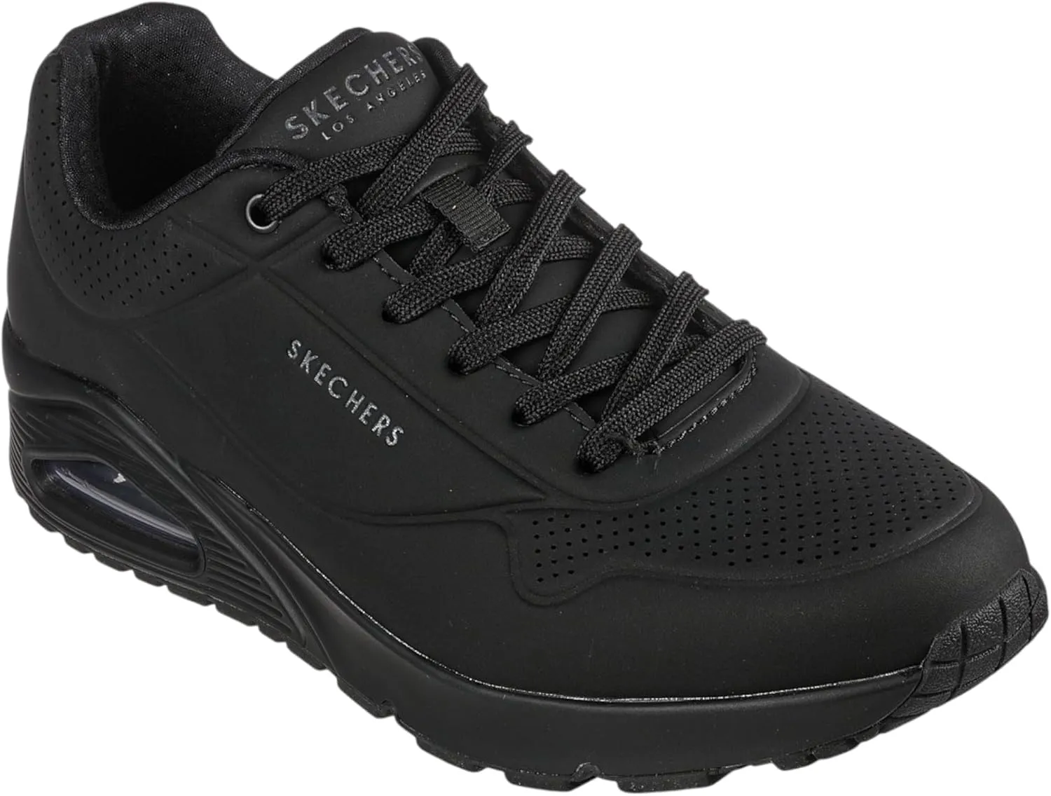 Skechers Men's Uno-Stand On Air Sneaker, Black/Black, 6.5 Wide