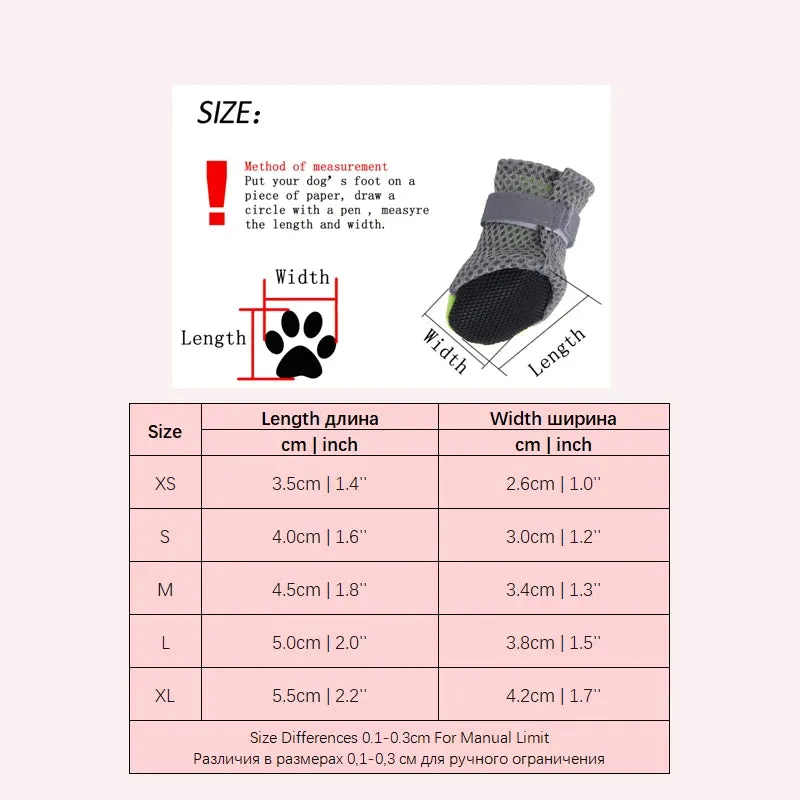Snow Winter Season Shoes for Dogs - Warm 4pcs/set Non-slip Small Pet Puppy Footwear - Fur-lined Boots for Chihuahua, Pugs