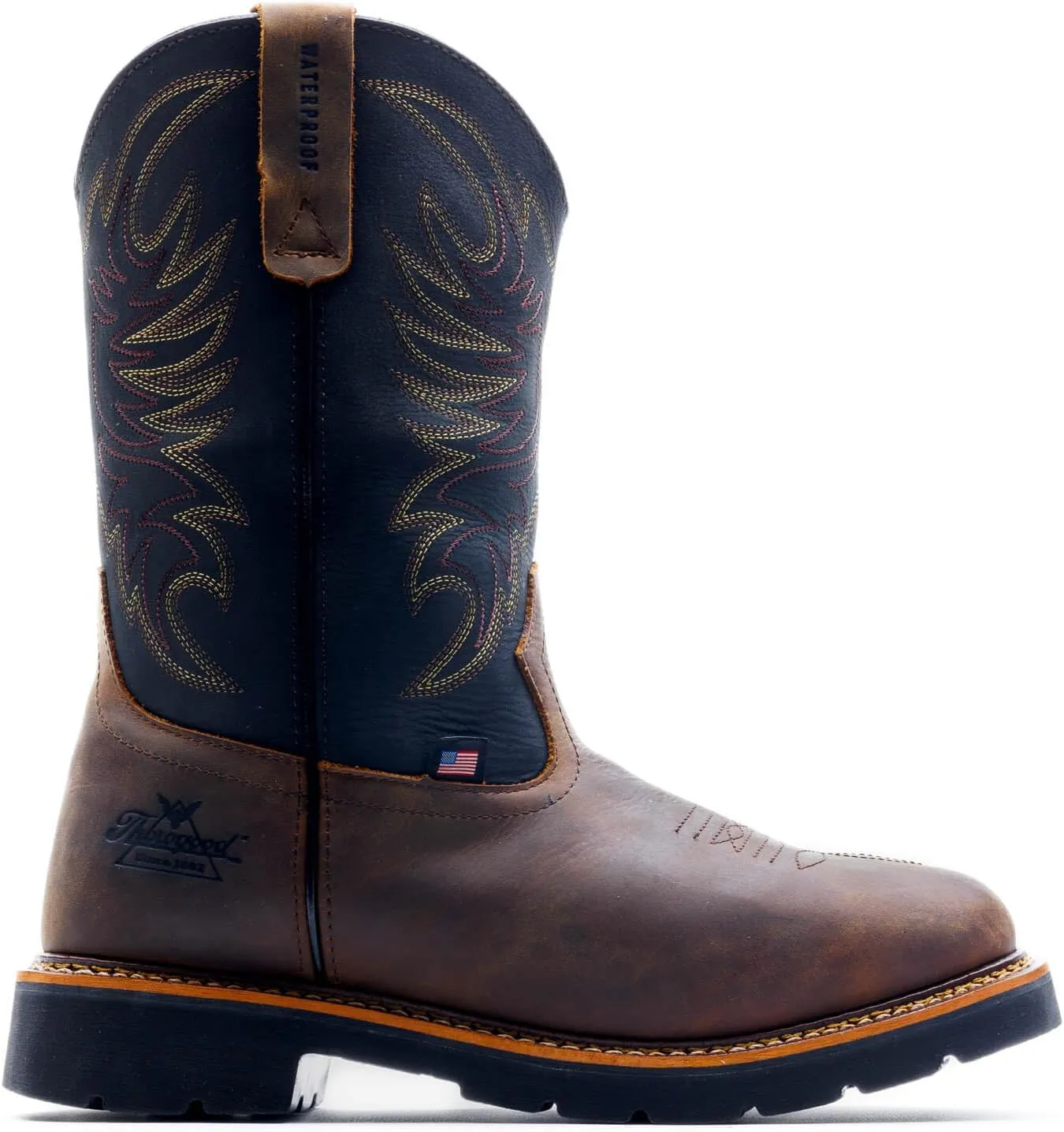 Thorogood Mens American Heritage Square Toe Wellington Waterproof