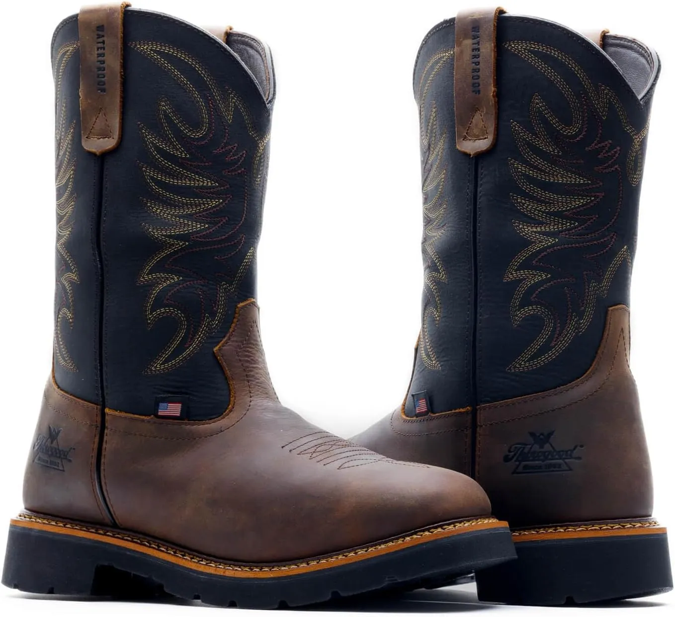 Thorogood Mens American Heritage Square Toe Wellington Waterproof