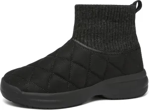 ulogu Snow Boots for Men WomenInsulated Waterproof Fur Lined BootiesNon Slip Lightweight Winter Shoes