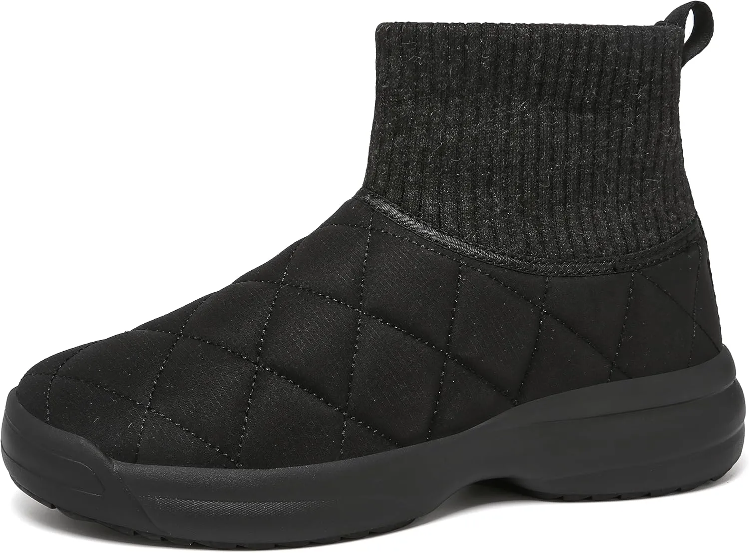 ulogu Snow Boots for Men WomenInsulated Waterproof Fur Lined BootiesNon Slip Lightweight Winter Shoes