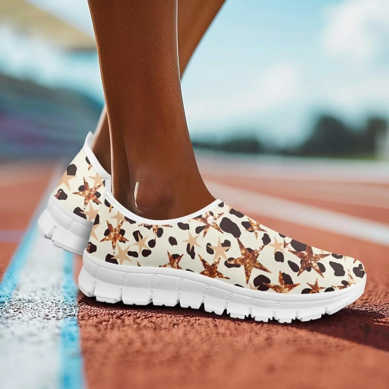 Women's Sneakers Soft Casual Low-Top Tennis Workout Sneakers Hands Free Breathable Yoga Exercise Walking Shoes for Women US 5.5-11.5