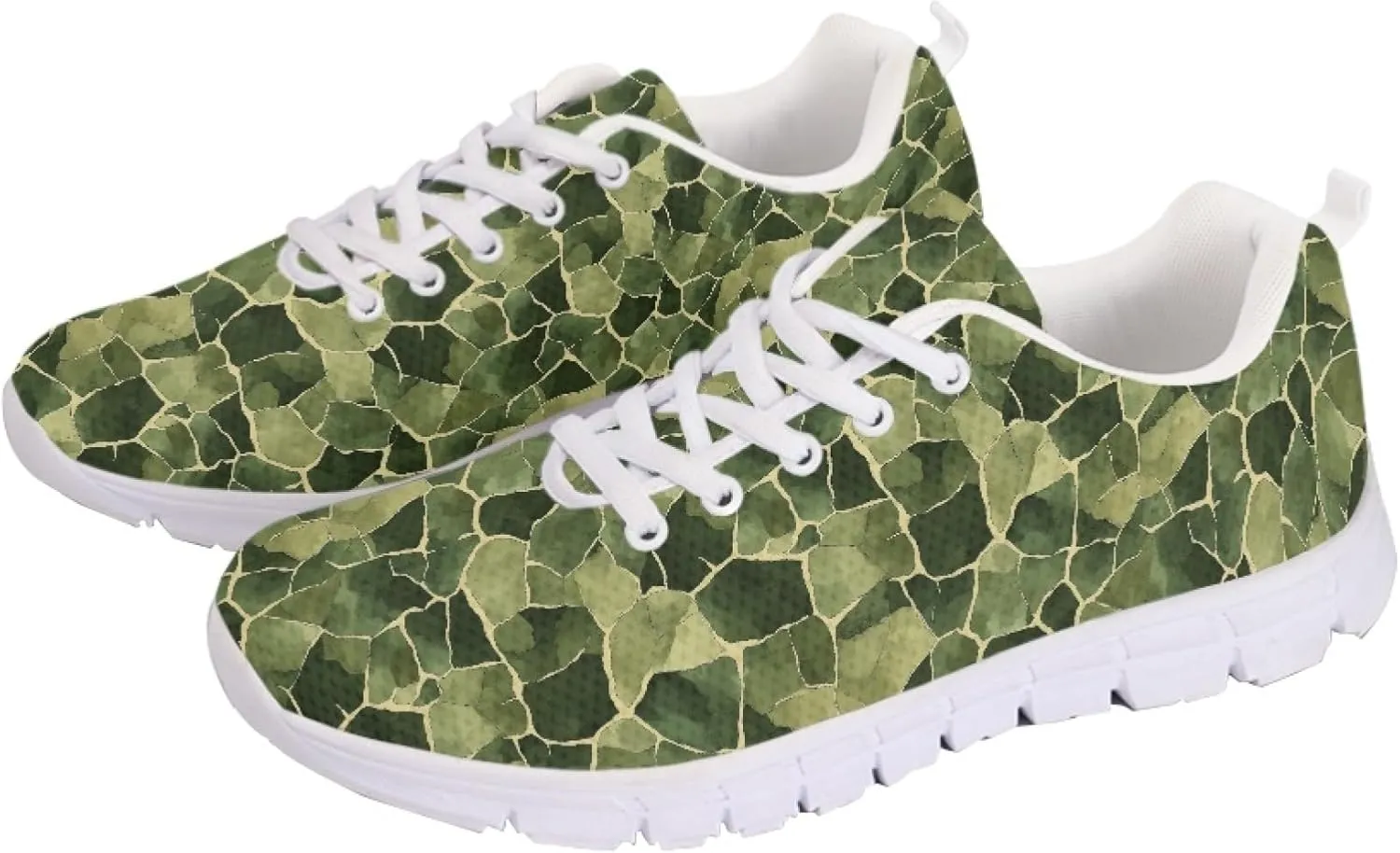 Womens Sports Trainer Shoes Girls Running Causal Travel Sneakers Outdoor Walking Low Heel Lace up Breathable Lightweight Shoe
