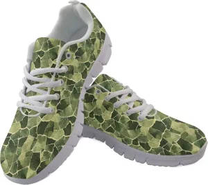 Womens Sports Trainer Shoes Girls Running Causal Travel Sneakers Outdoor Walking Low Heel Lace up Breathable Lightweight Shoe