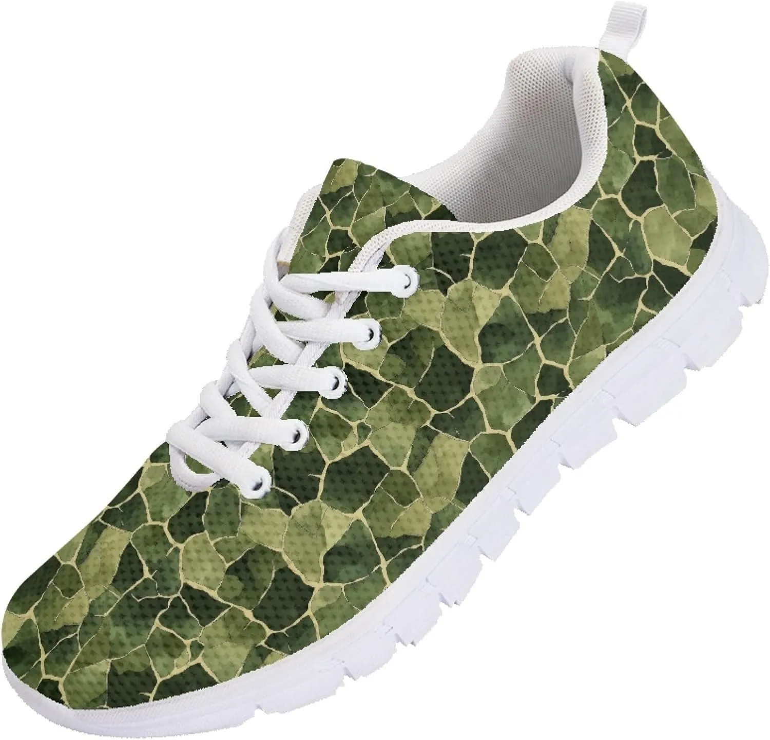 Womens Sports Trainer Shoes Girls Running Causal Travel Sneakers Outdoor Walking Low Heel Lace up Breathable Lightweight Shoe