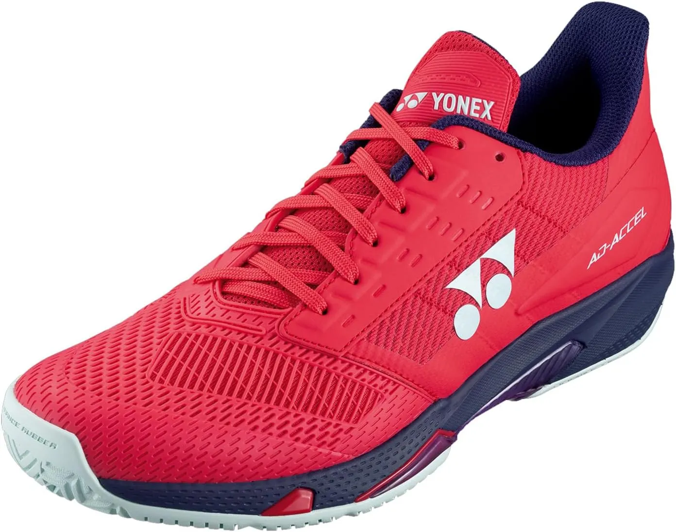 YONEX Power Cushion AD Accel Men's Tennis Shoe (Sunset Red)