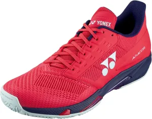 YONEX Power Cushion AD Accel Men's Tennis Shoe (Sunset Red)